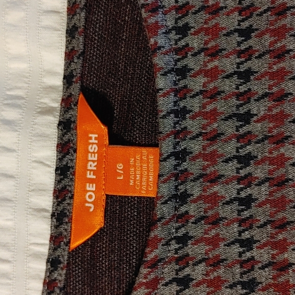 2/$30 Joe Fresh Ladies size Large houndstooth dress - Picture 3 of 6